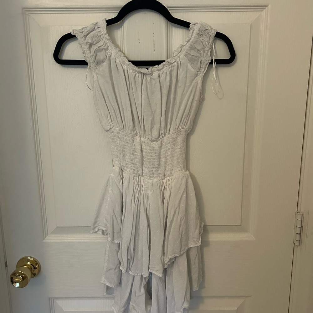 Princess Polly Ivory Ruffle Dress - Picture 2 of 3